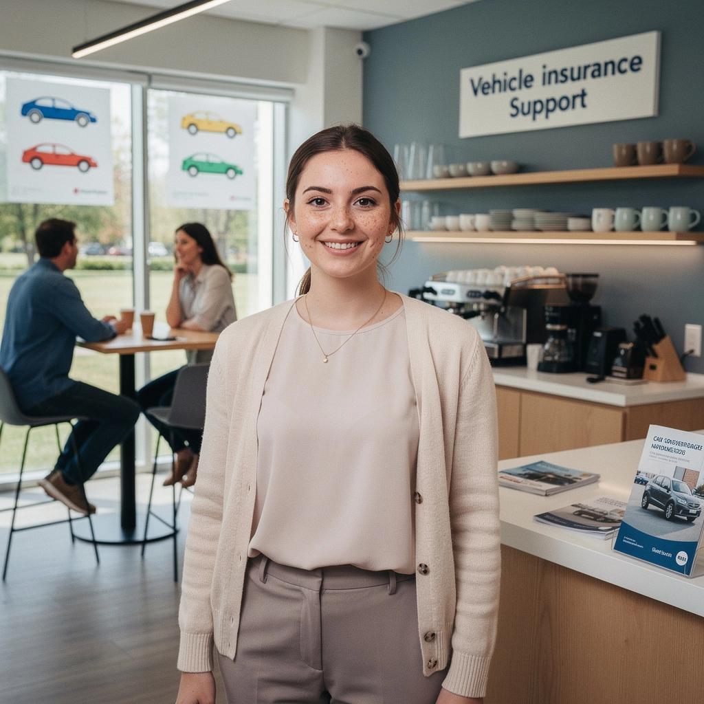 Автомобиль, который получает помощь на дороге после аварии.